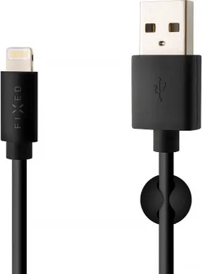 Produktbild von FIXED FIXD-UL-BK, 1 m, Lightning, USB C, Männlich, Männlich, Schwarz