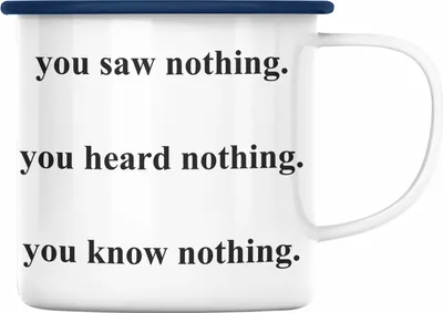 Produktbild von Trendation - Lustige Emaille Tasse mit Spruch für Frauen Männer Arbeit Büro Lustig Emaille Tassen Becher mit Sprüchen Kollegin Geschenk Sarkasmus Spruch (Blau)