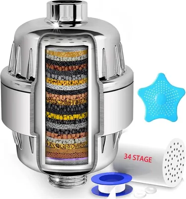 Imagen del producto de Filtro de ducha con vitamina C para aguas duras