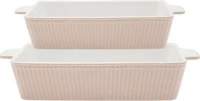 Produktbild von Greengate Alice Auflaufform creamy fudge Set2