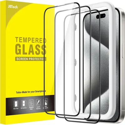 Obrázok produktu pre Pancierová ochrana obrazovky pre iPhone 15 Pro 6,1 palca, ochrana obrazovky 3 kusy
