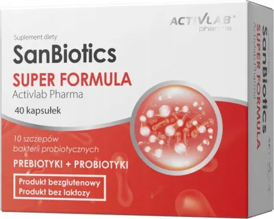 Zdjęcie produktu dla Activlab Pharma SanBiotics SuperFormula, 40 kapsułek
