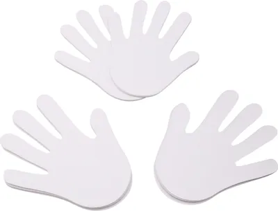 Produktbild von EDUPLAY 370105 Papierhände (100er Pack)