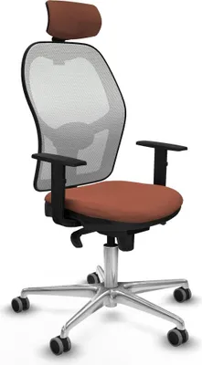 Obrázek produktu pro Kancelářská židle s opěrkou hlavy Piqueras y Crespo 1D086G2 White Brown