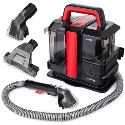Productafbeelding van Tapijtreiniger Waszuiger - 750 W Vermogen - 1,1 Liter Inhoud - Nat- En Droogzuiger - Voor Tapijt En Bekleding