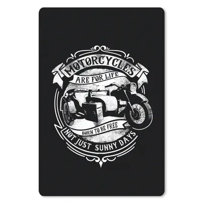 Produktbild von MuchoWow® Mauspad Mousepad Mancave - Motorrad - Vintage - Zitate 18x27 cm - Mousepads - Maus Mat - Pad - Mausunterlage