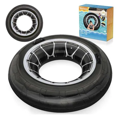 Obrázek produktu pro Bestway 36102, Černá, Šedá, Plovací kruh, Obrázek, Vinyl, 12 rok/roky, 119 cm