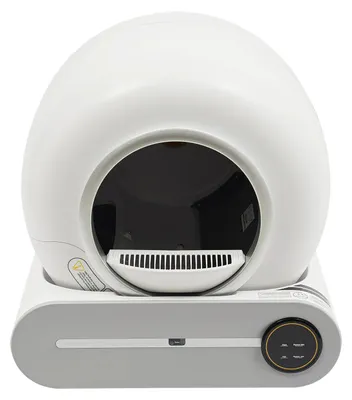 Produktbild von Intelligente Katzentoilette - Automatische selbstreinigende Katzenklo - 65 l großes Volumen - Geruchskontrolle - App-Steuerung - EU-Stecker
