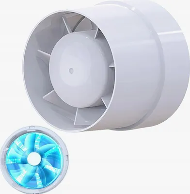 Obrázek produktu pro Potrubní ventilátor 100 mm 107 m³/h tichý odsavač
