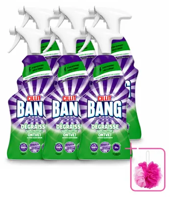 Produktbild von 6 x Cillit Bang Power Cleaner Universal Entfetter - 750 ml - Sparpackung - 6 Stücke