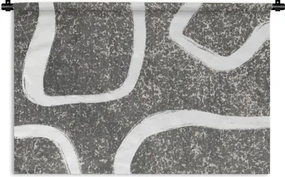 Produktbild von MuchoWow® Wandteppich Wandbehang Abstrakt - Minimalismus - Design 120x80 cm Tapisserie Dekoration Wandtuch - Wanddekorationen - Wandtücher