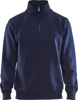 Produktbild von Blakläder Sweater mit Half-Zip 3365 1048 in div. Farben, Farbe:marineblau, Größe:4XL