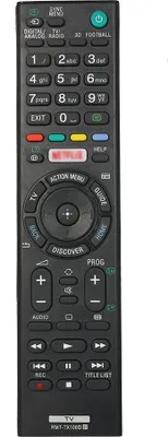 Zdjęcie produktu dla Inteligentny pilot zastępczy do telewizorów SONY – pilot w poręcznym rozmiarze, łatwy w obsłudze, w kolorze czarnym