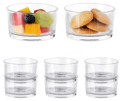 Productafbeelding van Transparante Dessert Glazen Set van 8