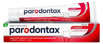 Produktbild von Parodontax Classic Zahnpasta gegen Zahnfleischbluten ohne Fluorid unisex 75ml