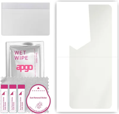 Produktbild von apgo Rückseite Schutzfolie, Matt, kompatibel mit Tecno Pova 4 Pro, Hinten Hydrogel-Displayschutzfolie mit Positionierhilfe, kratzfest, einfache Montage