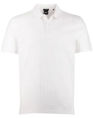 Produktbild von Weiße Baumwoll-Poloshirt BOSS Black H-Parlay