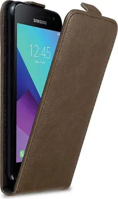 Image de Cadorabo Housse pour Samsung Galaxy XCover 3 Housse de protection en noir Flip Etui Housse de téléphone portable Case Cover