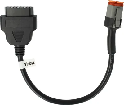 Produktbild von vhbw OBD Adapter 4Pin auf OBD2 16Pin kompatibel mit Harley Davidson Motorrad - 20 cm