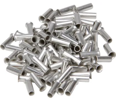 Produktbild von Kopp Aderendhülsen Kabelschuhe 1 mm²  6 mm lang 100 Stück unisoliert verzinnt