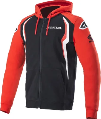 Produktbild von Alpinestars Honda Zip Hoodie rot / schwarz M