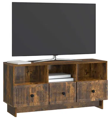 Produktbild von vidaXL TV-Schränk Geräucherte Eiche 102 x 34,5 x 50 cm Holzwerkstoff