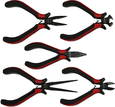 Zdjęcie produktu dla KS TOOLS Zestaw szczypiec do mechaniki precyzyjnej, 5-częściowy ( 500.7020 )