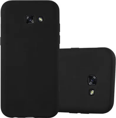Obrázek produktu pro Cadorabo Case for Samsung Galaxy A5 2017 Protective Cover in Black Pouzdro na mobilní telefon TPU Silicone Case Cover