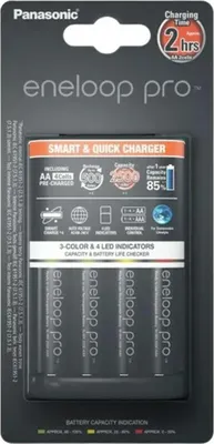 Produktbild von Panasonic Smartplus + 4x AA Eneloop PRO 2500 mAh (K-KJ55HCD40E)