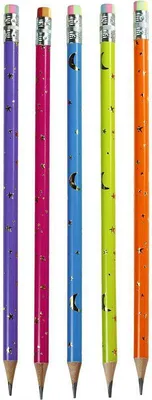 Image de Crayons avec gomme HB 6 pièces