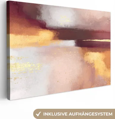 Obrázek produktu pro OneMillionCanvasses® - Obrazy na plátně - Abstraktní - Pastel, nástěnná malba, nástěnné dekorace obrazy obývací pokoj, 120x80cm