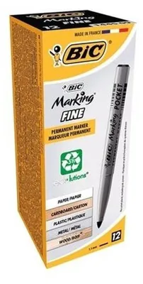 Zdjęcie produktu dla Marker permanentny BIC Marking Fine ECOlutions, czarny