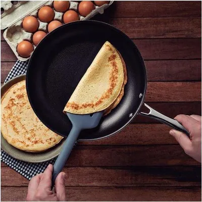 Image de Poêle en acier inoxydable pour cuisinières à induction, électriques et vitrocéramiques - 30 cm, 3,4 litres