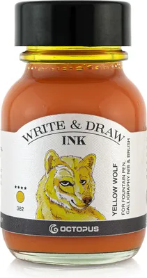 Produktbild von Write and Draw Ink 382 Yellow Wolf, Schreib- und Zeichentusche, 50 ml