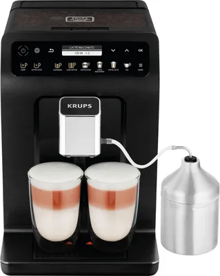 Produktbild von Krups Evidence EA8948, Espressomaschine, 2,3 l, Eingebautes Mahlwerk, 1450 W, Schwarz
