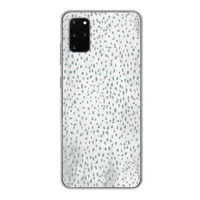 Produktbild von MuchoWow® Handyhülle Schutzhülle Hülle für Samsung Galaxy S20 Plus Polka dots - Marmor - Weiß Silikon Softcase Handy Hülle - Hartschale