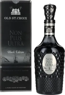 Produktbild von Old St. Croix A.H. Riise NON PLUS ULTRA Black Edition Superior Spirit Drink 42% Vol. 0,7l in Geschenkbox