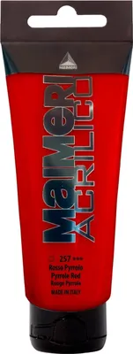 Zdjęcie produktu dla Maimeri Acrilico Farba akrylowa Pyrrole Red 257 200 ml 1 szt.