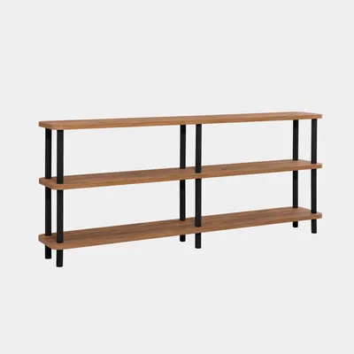 Immagine prodotto di Libreria in legno "Zen" - 180 x 35 x 75 cm - Nero