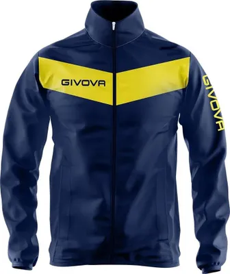 Produktbild von Sportjacke Givova Rain Blue-Giallo Blue