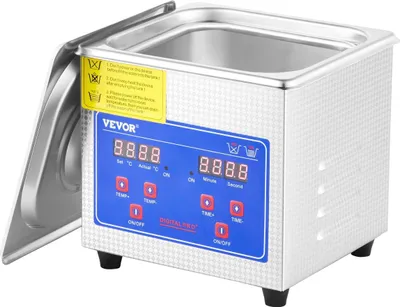 Produktbild von 1,3 l Ultraschallreinigungsgerät Edelstahl-Ultraschallreinigungsgerät Digitaler Heizungs-Timer Schmuckreinigung für gewerblichen und privaten Gebrauch (1,3 l)
