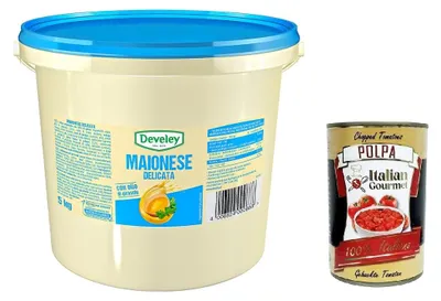 Produktbild von Develey Italian Gourmet Maionese Delicata Mayonnaise Sauce Gastro-Eimer 1 x 5kg