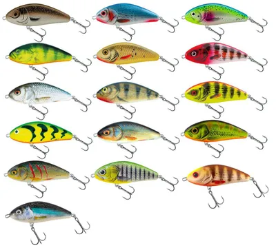 Produktbild von Salmo Fatso 10cm 52g Sinking - Jerkbait Wobbler, Salmo Farben:Holo Smelt