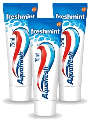 Produktbild von 3 x Aquafresh 3-in-1 Tandpasta Freshmint - 75 ml - Vorteilspackung - 3 Stücke