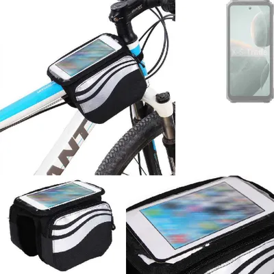 Produktbild von K-S-Trade Rahmentasche Fahrrad-Halterung kompatibel mit Blackview BL9000 Pro Rahmenhalterung Fahrrad Handyhalterung Fahrradtasche Handy Smartphone