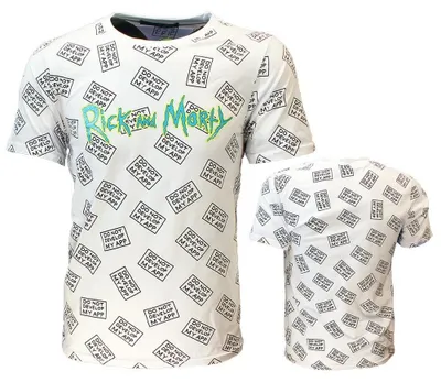 Obrázok produktu pre Tričko „Rick & Morty Do Not Develop My App“ – biele – XL