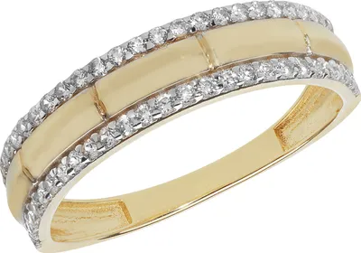 Produktbild von Wunderschöner 9 Karat (375) Gold Halb Eternity Damen - Ring mit Zirkonia, 59 (18.8); TRS11316RSR