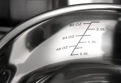 Produktbild von Bergner Kochtopf Edelstahl Induktion 28 cm Ø 13 cm Höhe 8 L mit Deckel Gourmet Silber BG-6565