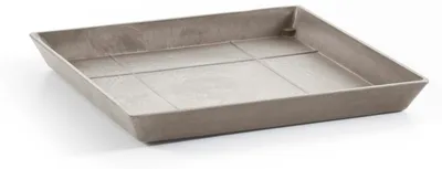 Produktbild von Ecopots Untersetzer Square 40 für Blumentöpfe - L 35,5 cm x B 35,5 cm x H 3,5 cm - Innen- und Außenbereich