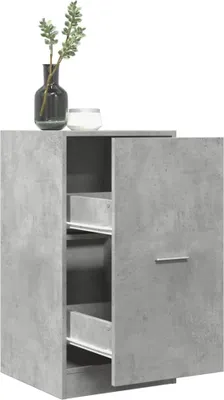 Produktbild von "WINTER SALE"Apothekerschrank Betongrau 40x41x77,5cm Holzwerkstoff Promotion871882 - Kommoden